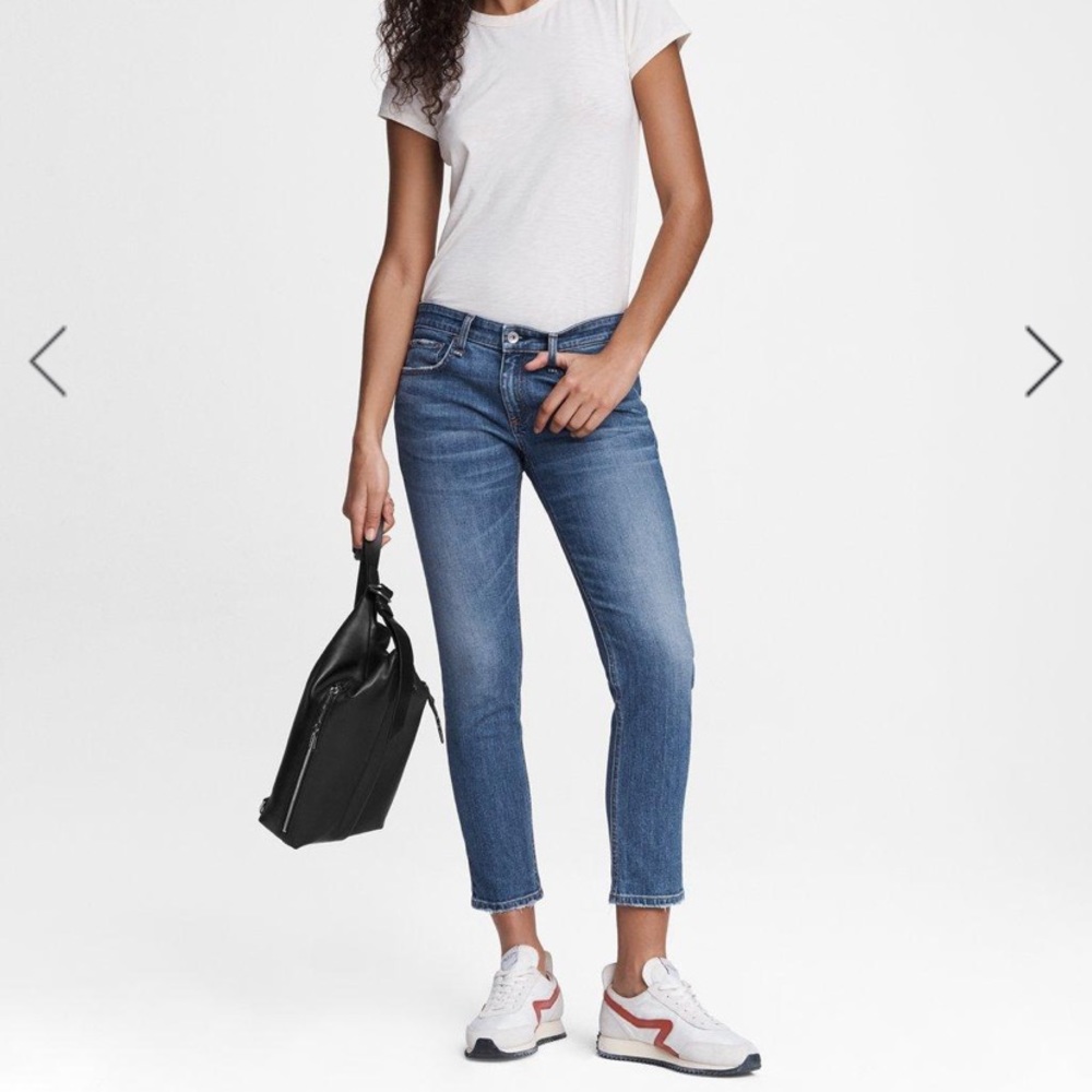 Rag & Bone Low Rise Capri Jeans